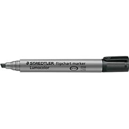 STAEDTLER flipchartmarker Lumocolor zwart, 2-5 mm, wigvormige punt