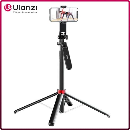 Ulanzi MA09 Smartphone Statief Bluetooth Selfie Stick Desktop Statief voor iPhone 12 13 14 GoPro Card Camera Live Streaming Video MA09