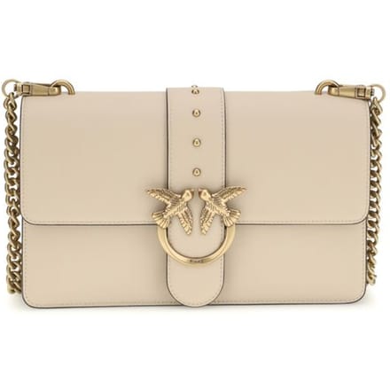 PINKO schoudertas Love One Classic ST. CL. Beige - Smoke Grey - Antique Gold