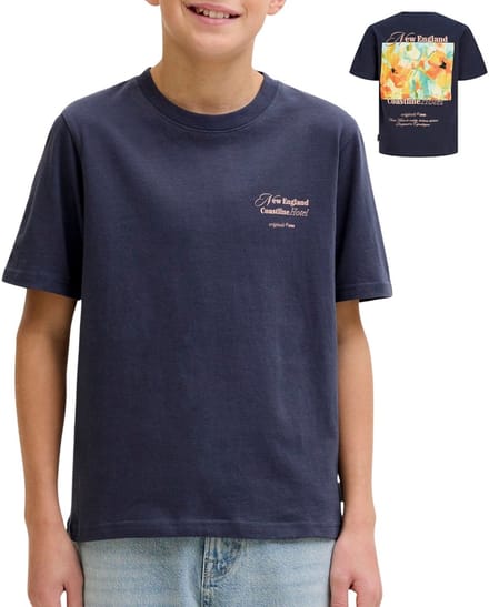 Jack & Jones Montauk Back Graphic Shirt Jongens - Maat 128