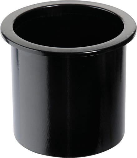 Bekerhouder zwart kunststof - Ø86mm