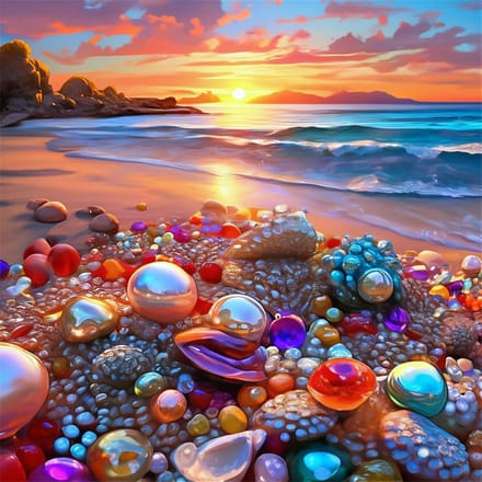 Volwassen Puzzel - Doe-het-zelf Kunst - Ontspannend Spel - 120 Stukjes - Strandkralen