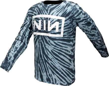 Nine Inch Nails Logo Dip Dye Longsleeve T-Shirt - Officiële Merchandise - M