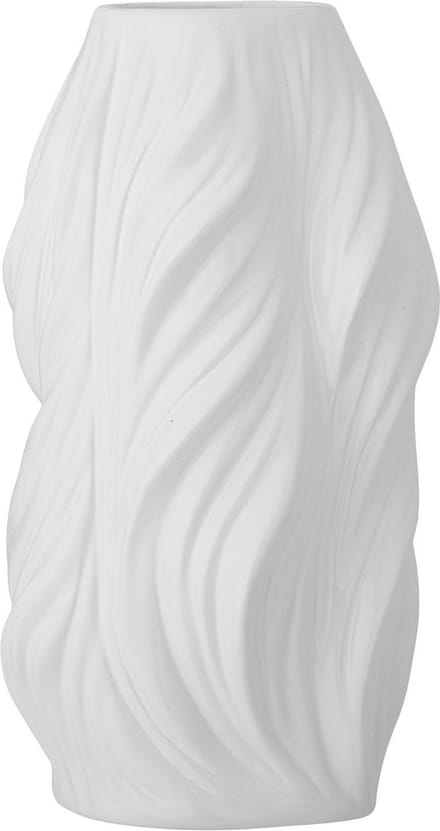 Bloomingville Vaas Sanak wit 26cm
