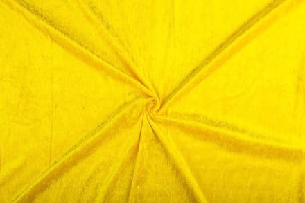 Velours de panne stof - Geel 35 - 1 meter