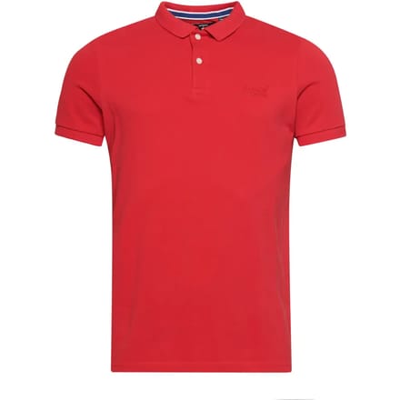 Superdry Classic Pique Polo Rood L Man