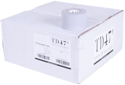 TD47 Dansvloer Tape 50mm x 25m Grijs (Doos 48 rollen)