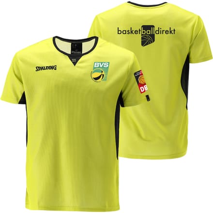 Spalding Offizielles Bvs Referee T-shirt Geel