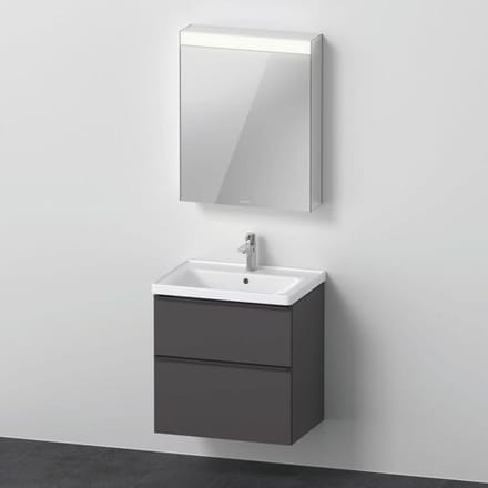 Duravit D-Neo furniture set with mirror cabinet 65 cm DE0115L4949