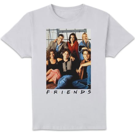 Friends Group Photo t-shirt - Wit - 4XL
