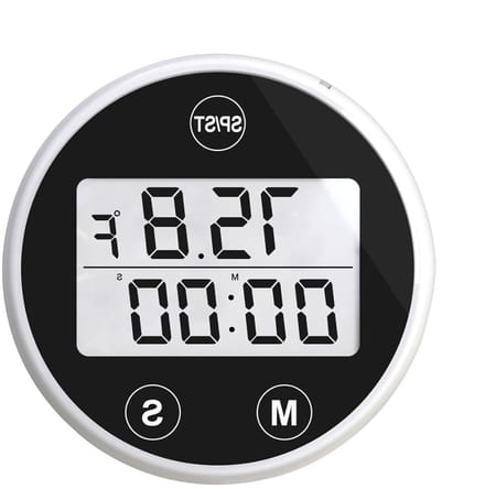 Waterthermometer - Drijvende meter - Temperatuur meten - Met timer alarm - 45 cm - Meerdere kleuren