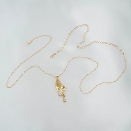 Sylvie Monthulé | Gouden Bodychain Sieraad | Secret Caress Maat M