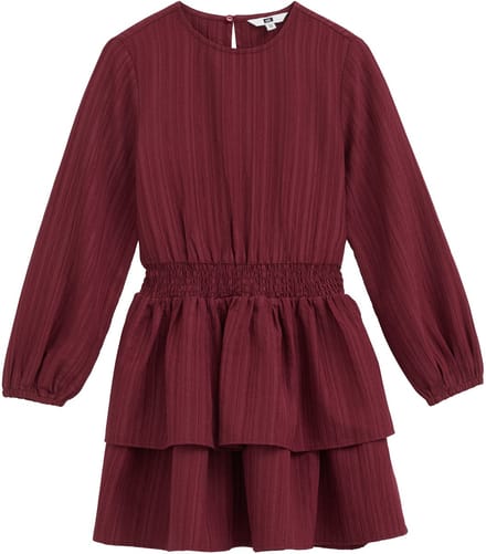 WE Fashion Meisjes jurk met structuur