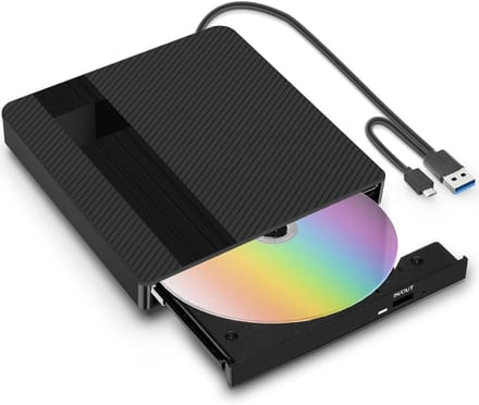 DailySupplies® Externe DVD Speler voor Laptop - CD Brander - Plug & Play