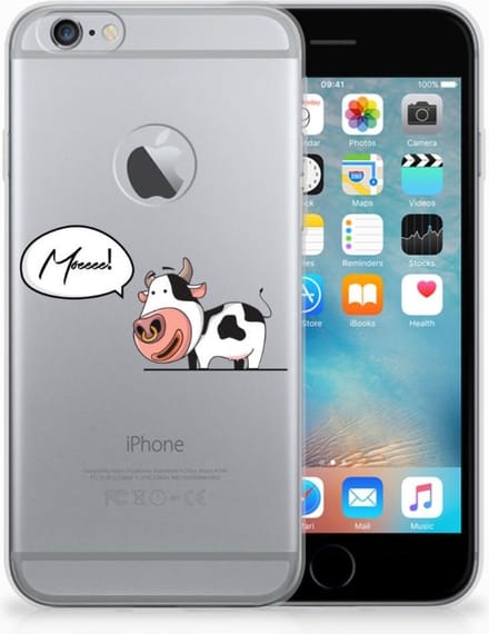 Apple iPhone 6 Plus | 6s Plus Telefoonhoesje met Naam Cheeky Cow