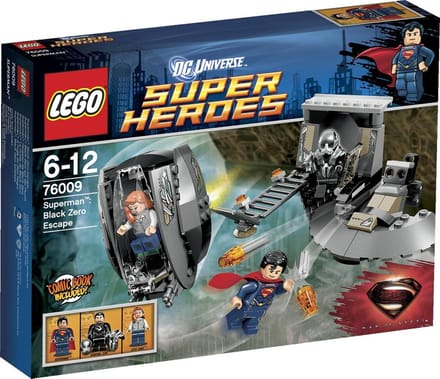 LEGO DC Comics Super Heroes Superman: Black Zero Escape, Bouwpakket, 6 jaar, 168 stuk(s)