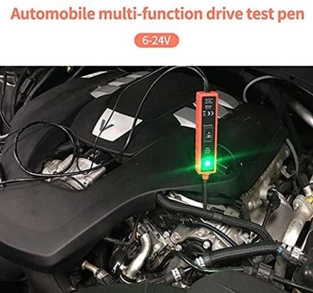Automotive Elektrisch Systeem Tester 6-24V - Auto Circuit Tester Power Probe - Kortsluiting Spanningstester - Polariteit Identificeren Test Licht - Component Activering