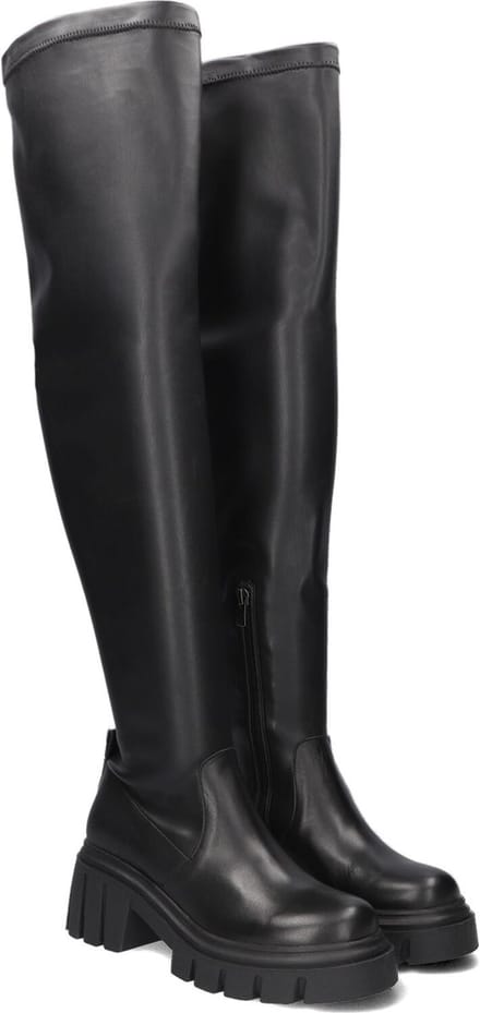 Notre-V 297009 Laarzen - Leatherlook - Dames - Zwart - Maat 41