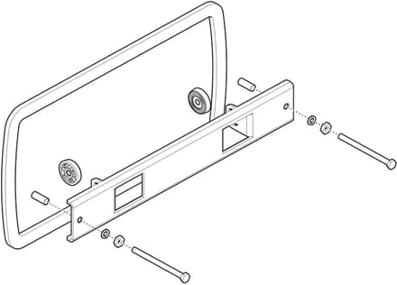 Humminbird In-Dash Mounting Kit IDMK H7R2, ook HELIX 7 G4/G4N