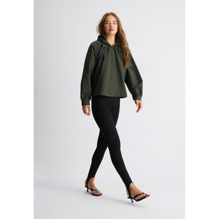 Stradivarius Technische sweatshirt met ruitjespatroon  Kaki XS