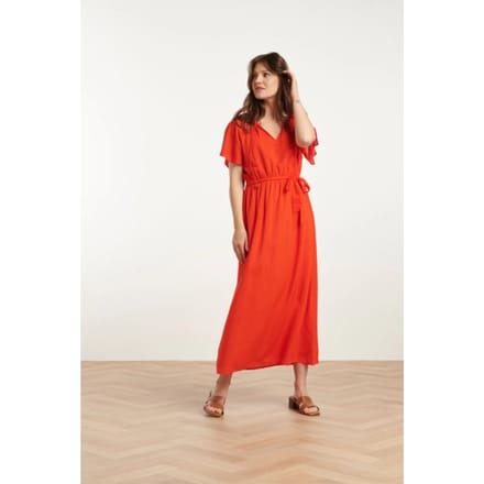 Smashed Lemon 25191 viscose midi jurk |