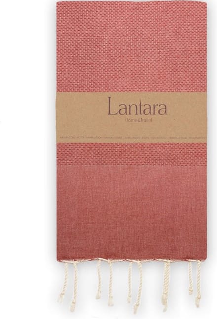 Lantara Hamamdoek Wafel - Terracotta - 100x200cm