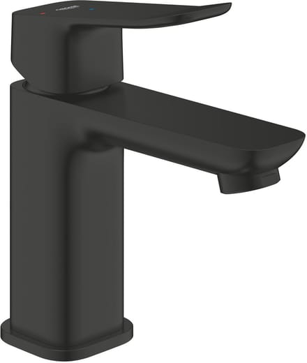 GROHE Dice Wastafelmengkraan - S-Size - Waterbesparend - Energiebesparend - Inclusief Push-Open Waste - Matte Black