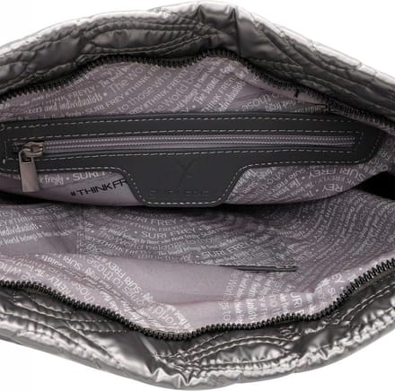 SURI FREY Schoudertas Sherry Beutel Darksilver Zilverkleurig