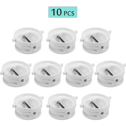 10 STKS Surfplank Leash Plug SUP Board Surfing Leash Plugs Surfplank Cup met roestvrijstalen pin wit