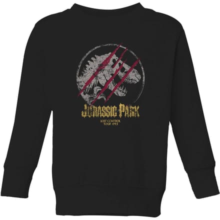 Jurassic Park Lost Control Kids' Sweatshirt - Black - 110/116 (5-6 jaar)