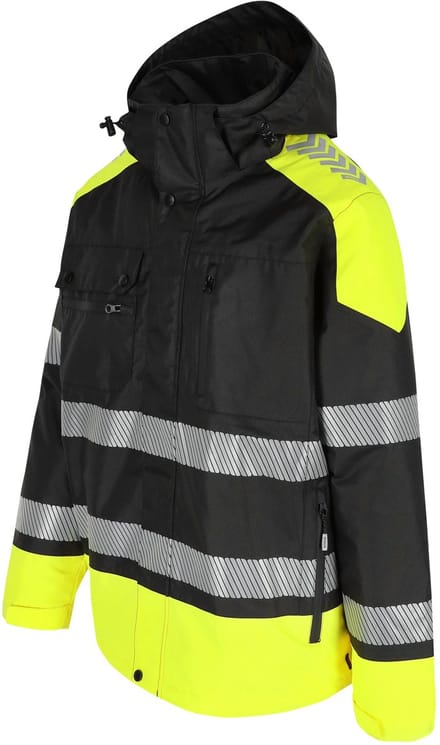 Herock Meteor High Vis Jas Zwart / M