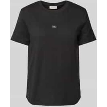 Regular fit T-shirt met labelprint