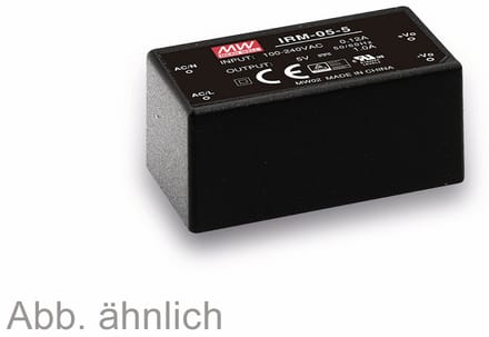 MEAN WELL AC/DC-printvoeding IRM-05-5, 5 V-/1 A, 5 W