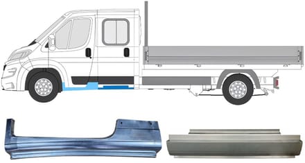 Reparatiepaneel set voor Opel Movano 2021-2026 / Links