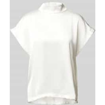 Slim fit blouseshirt met opstaande kraag, model 'Caneli'