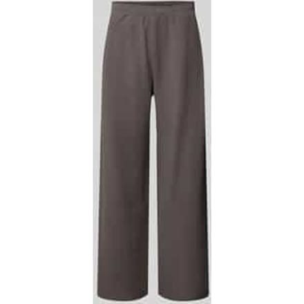 Sweatpants in riblook met elastische band