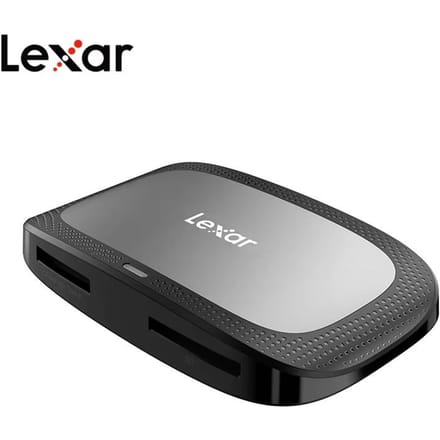 Originele Lexar Professional CFexpress Type A/UHS-II SD Kaartlezer 2-in-1 Geheugenkaartlezer Met USB 3.2 Gen 2 Lezer Type C Interface TYPE-A/SD Card Reader【A/C 3.2】 gray