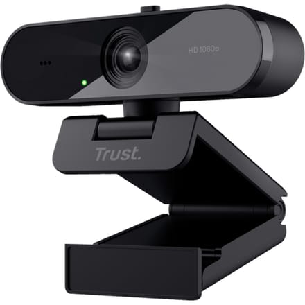 Trust TW-200 ECO Full HD-webcam 1920 x 1080 Pixel Standvoet, Klemhouder