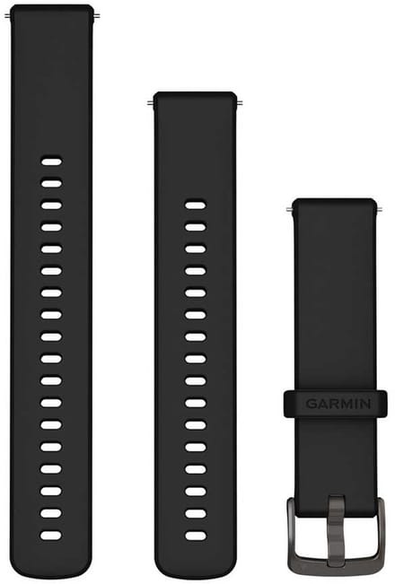 Silicone Horlogeband met Grijze Gesp Garmin Quick Release