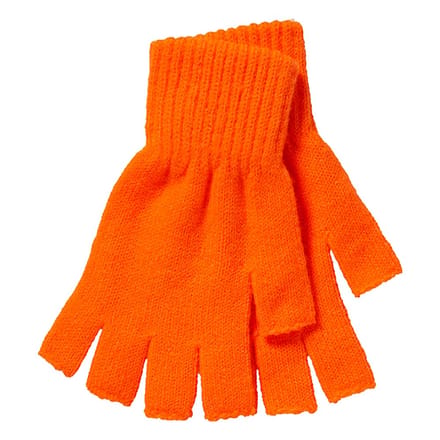 Morethansocks - Vingerloze handschoenen - handschoenen carnaval - Fluor oranje / One size