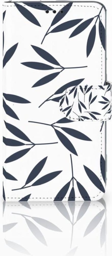Samsung Galaxy S10 Hoesje Leaves Blue