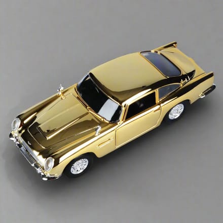 James Bond - Aston Martin DB5 - Limited Gold Edition - Motor Max - Schaal 1:24