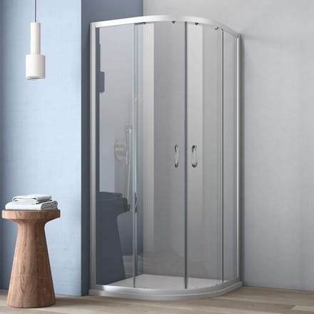 Geo maw flex round shower with sliding door 90 x 90 cm ARS509090