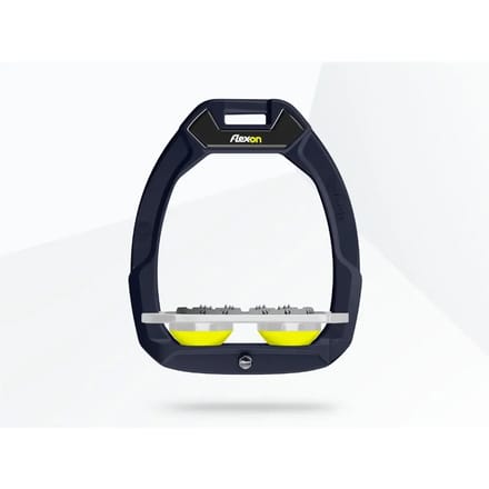 Veiligheidsstijgbeugels Plat Ultra Grip Groen/Grijs/Geel Flex-On Safe-On