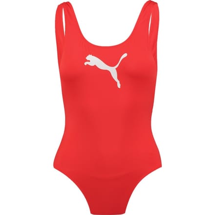 Puma - Women Swimsuit - Badpak - L - Rood