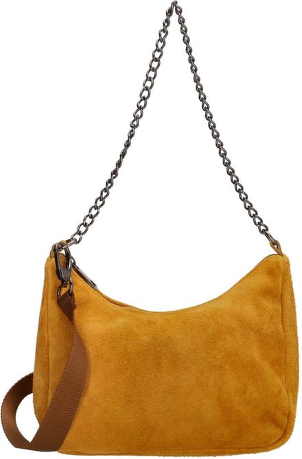 Charm London Elisa Shopper - 100% Leer - Leren Tas - Okergeel