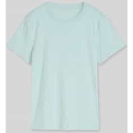 Tom Tailor - Basic T-shirt van katoen - Maat XS - blue haze