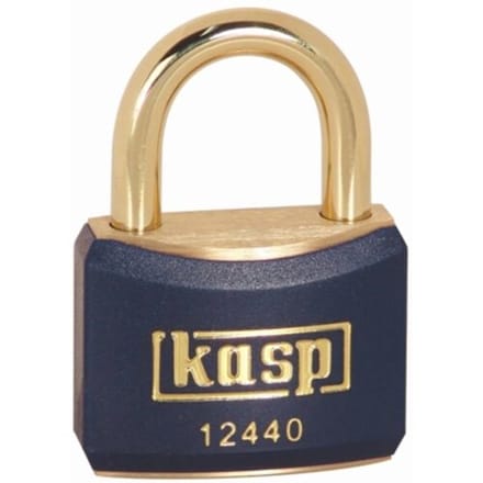 Kasp K12440BLUD Hangslot 40 mm Verschillend sluitend Goud-geel Sleutelslot
