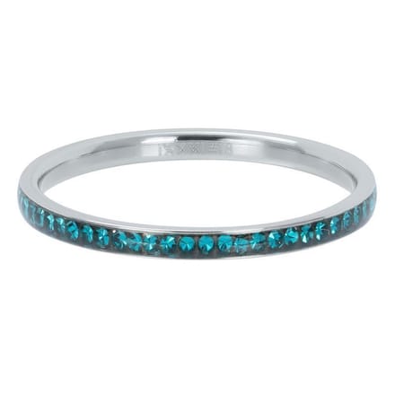 Zirconia turquoise - iXXXi - Vulring zirconia 2 mm - Silver