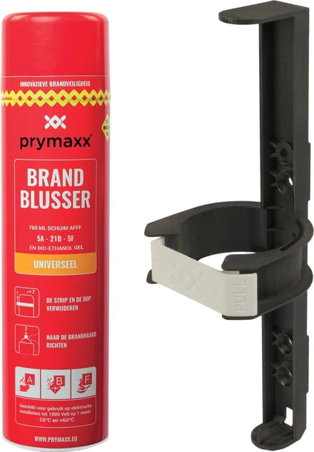 Prymaxx Universele sprayblusser - brandblusser - met cliphouder